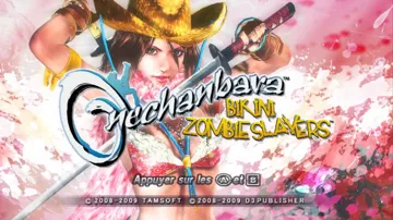 Onechanbara- Bikini Zombie Slayers screen shot title